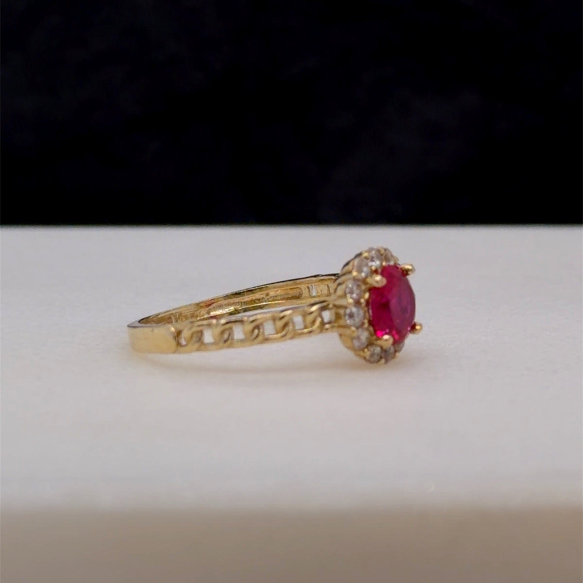 10k piedra roja cz
