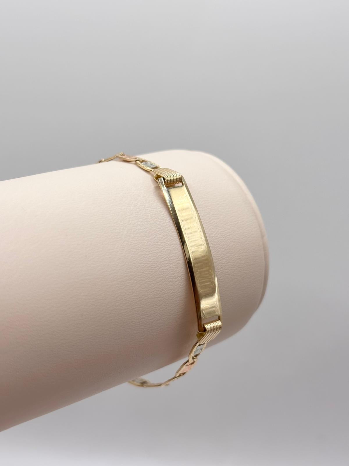 14k baby Valentino bracelet