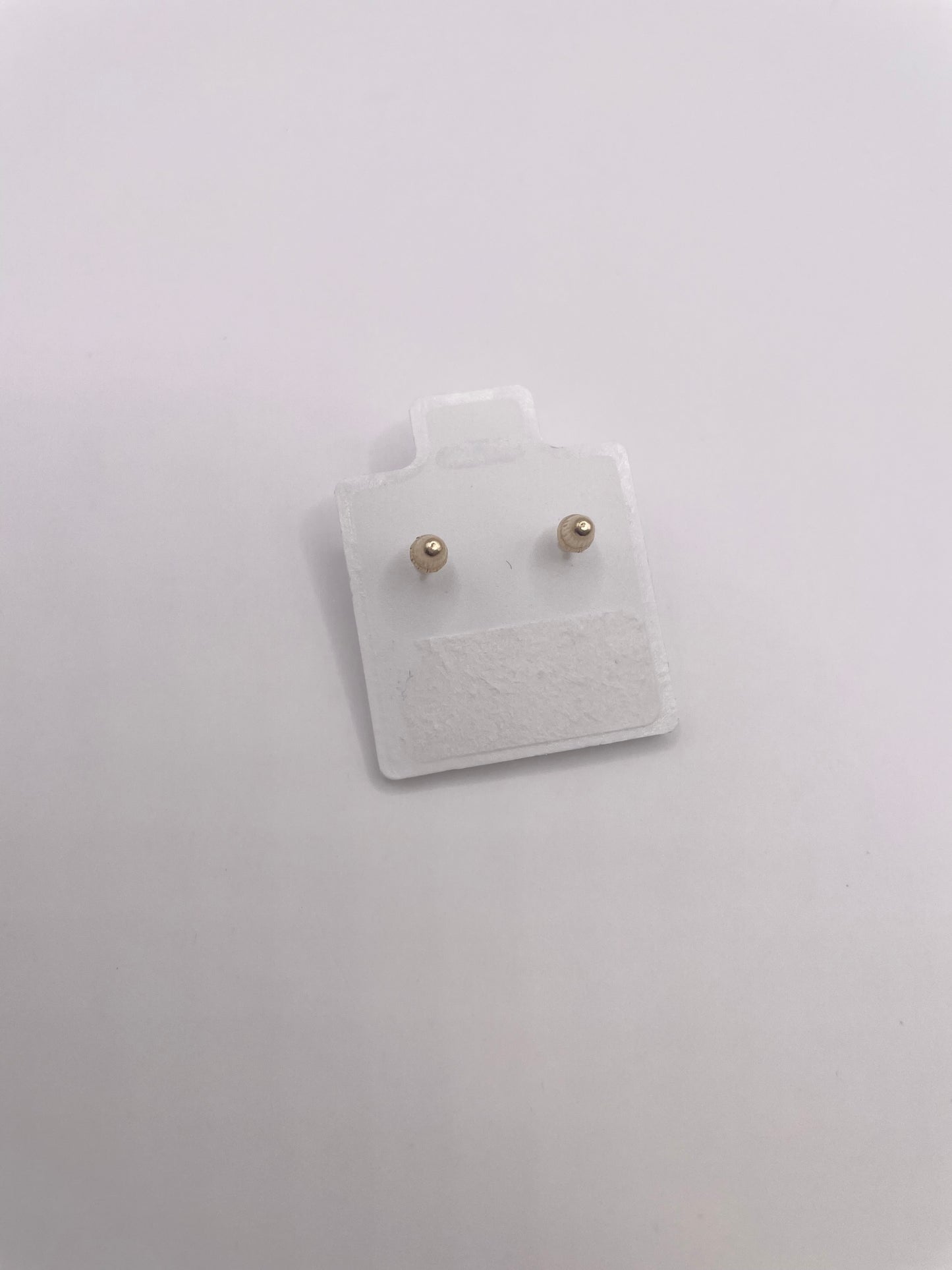 14k flower pearls earrings