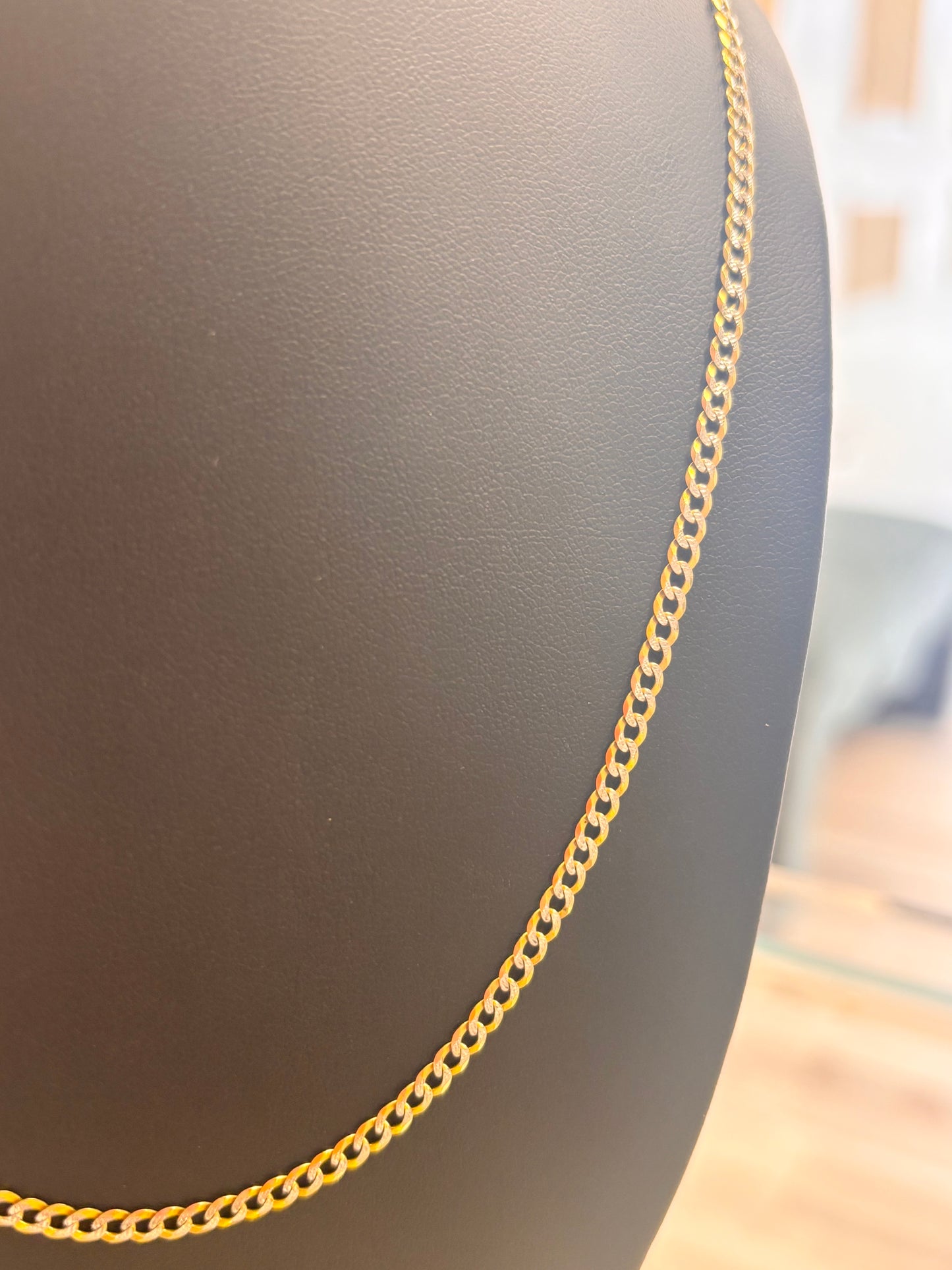 Diamond cut cuban chain 14k