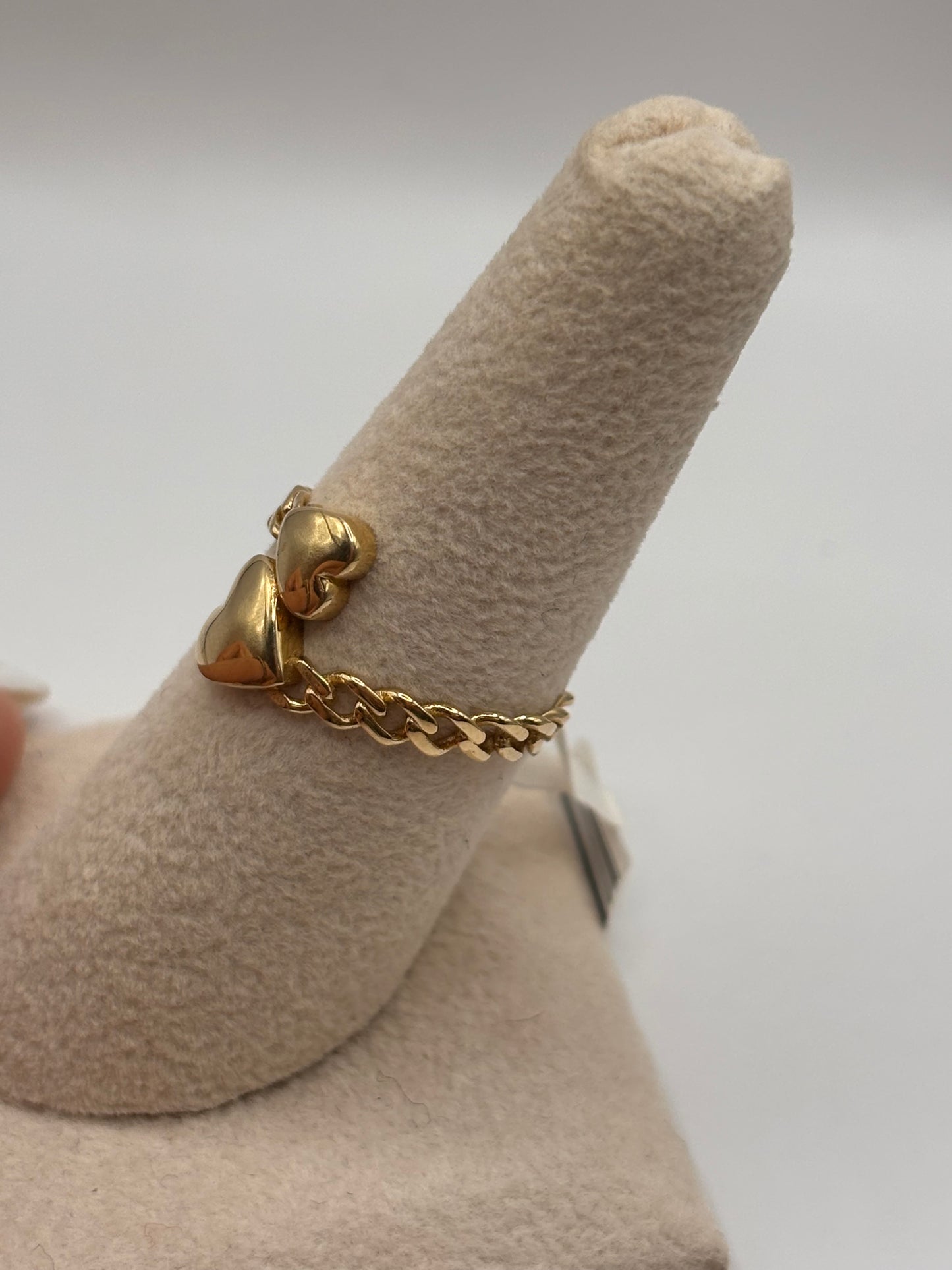 Woman Heart ring 14k