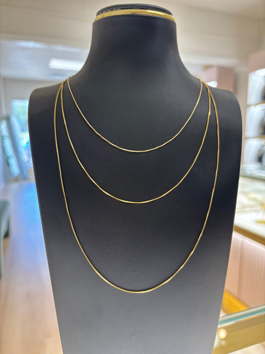 14k box chain