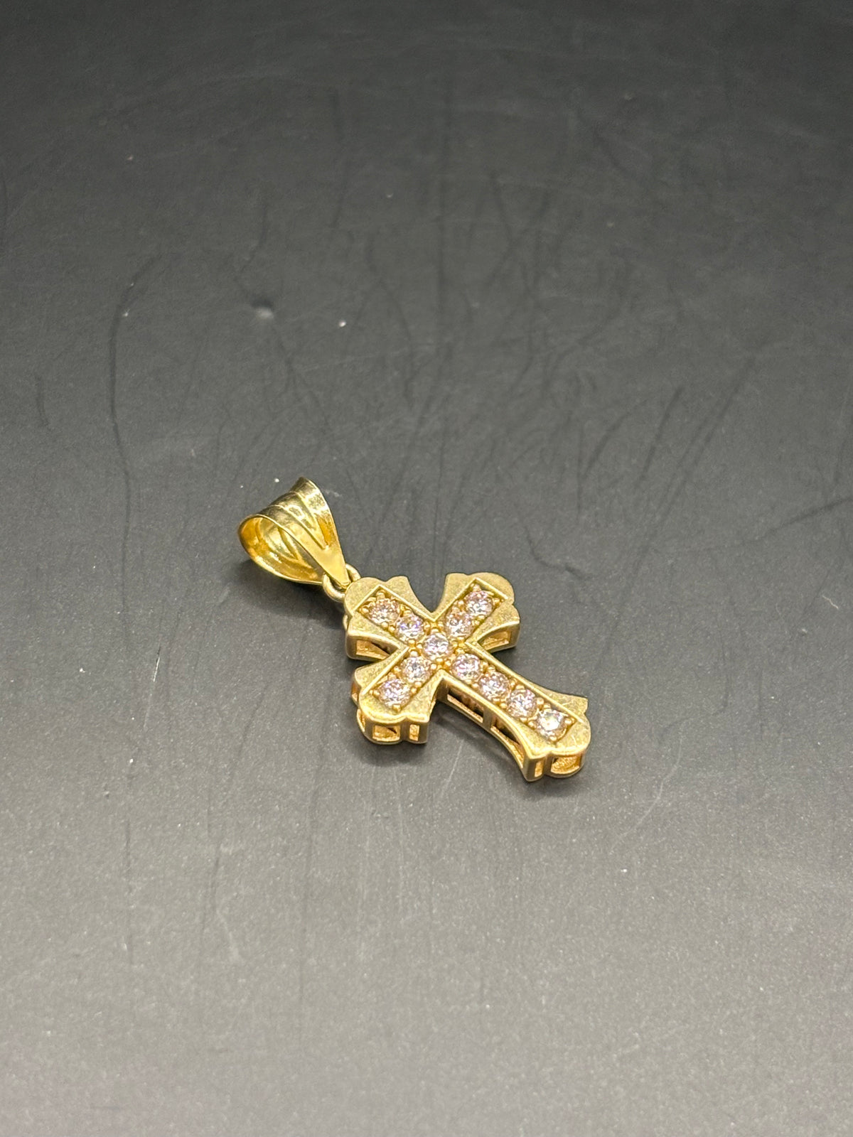 14k cruz doble diseño