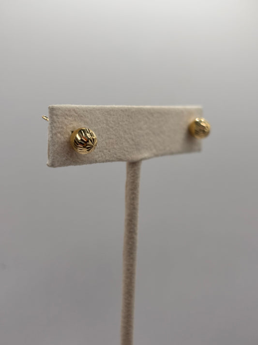 Balls earrings 14k