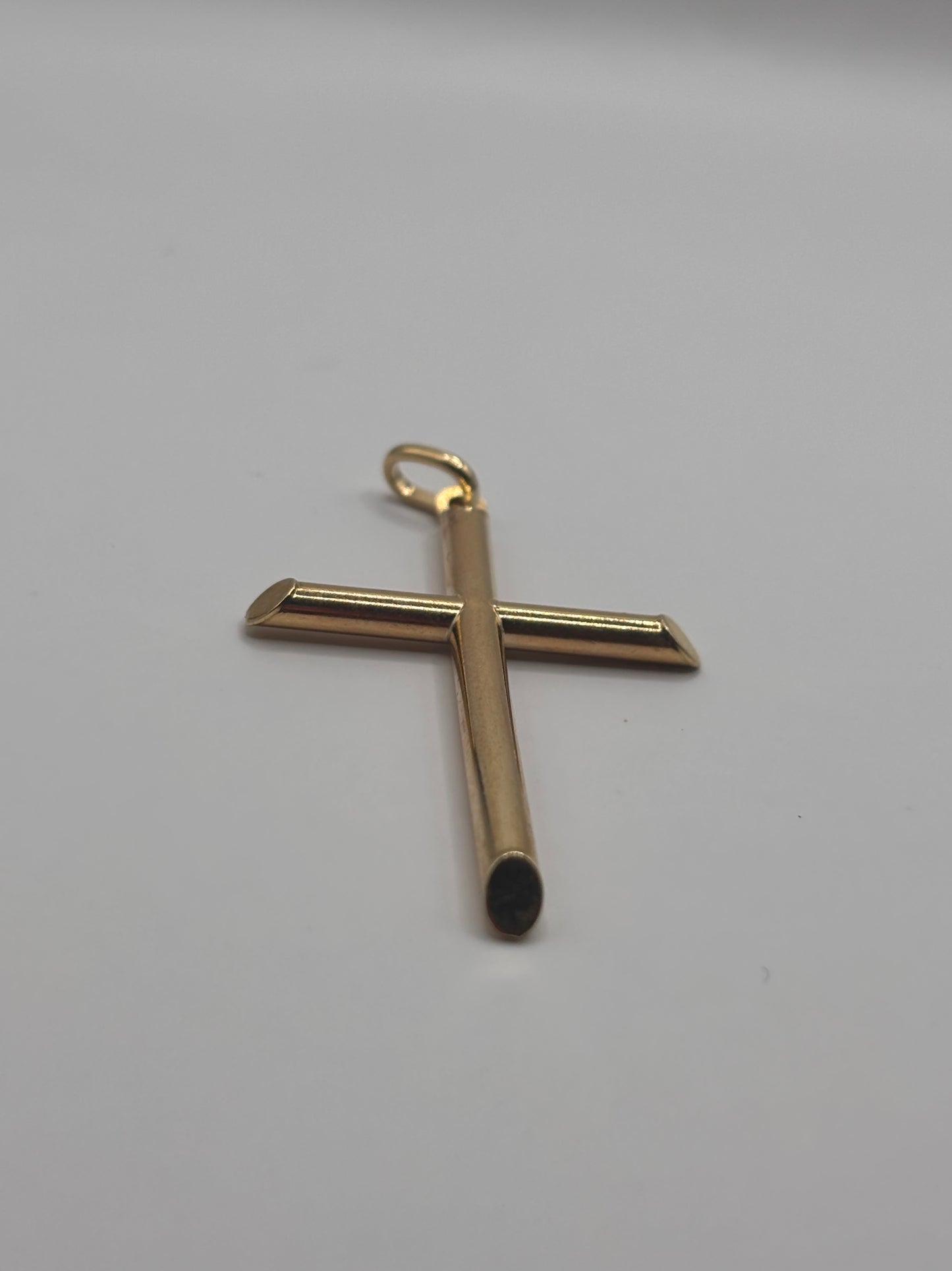 Cross pendant 14k