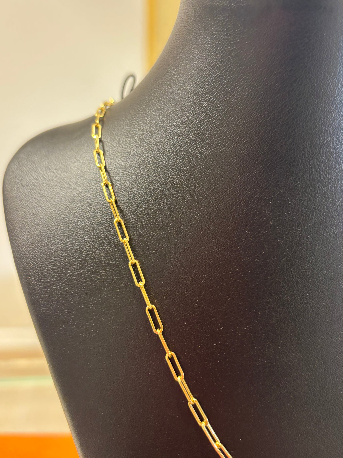 14k papper clip  chain