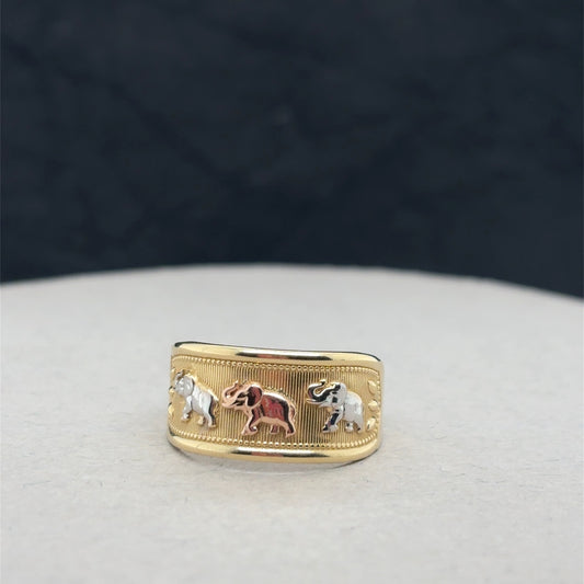 Woman Elephant ring 14k