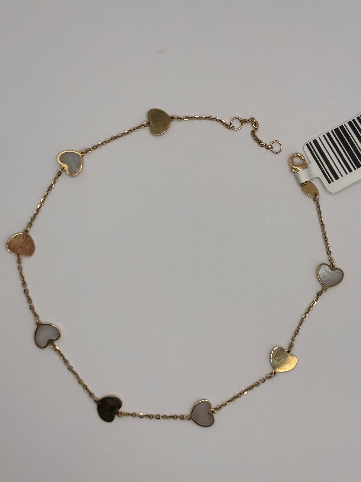 Anklet Heart 14k
