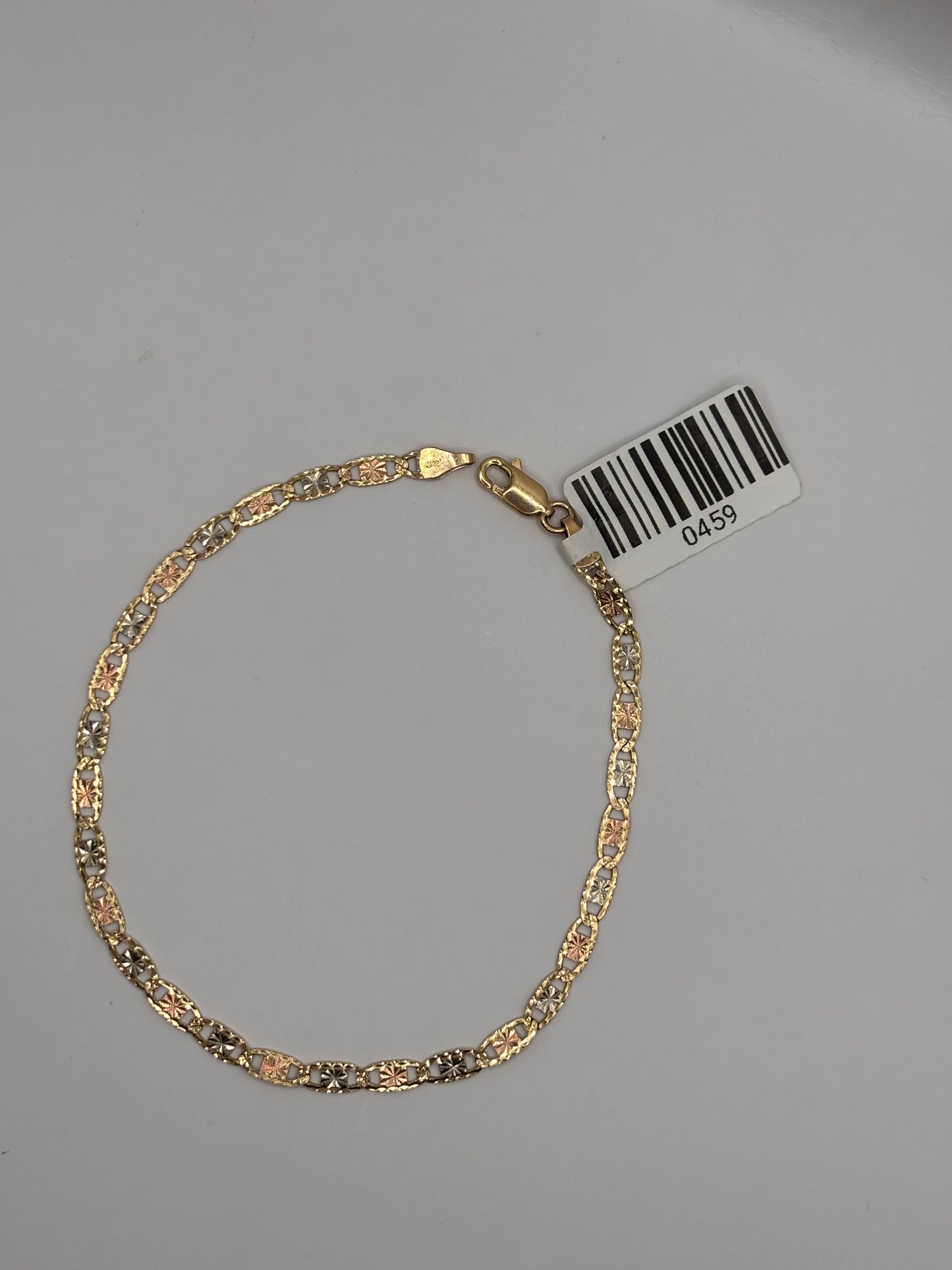 Bracelet marinero 3 tones 14k