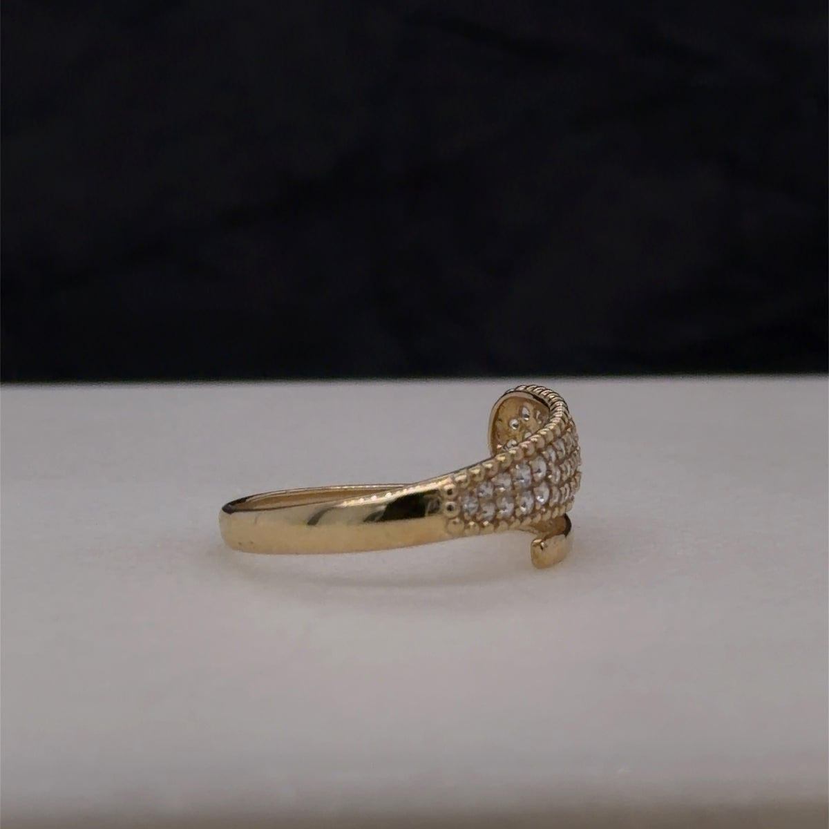 10k ring cz