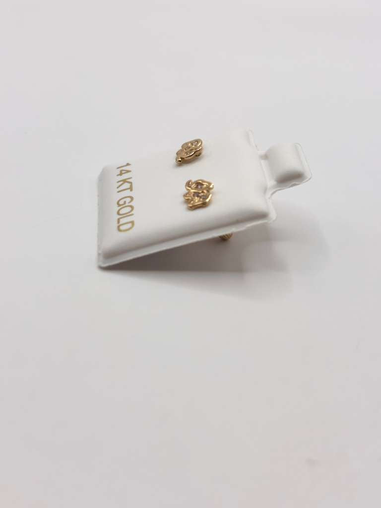 Elephant earrings 14k