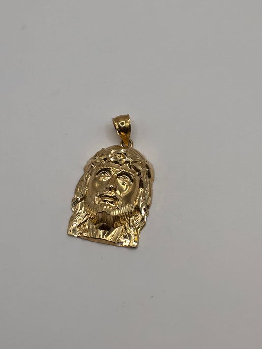 Jesús Face pendant 10k