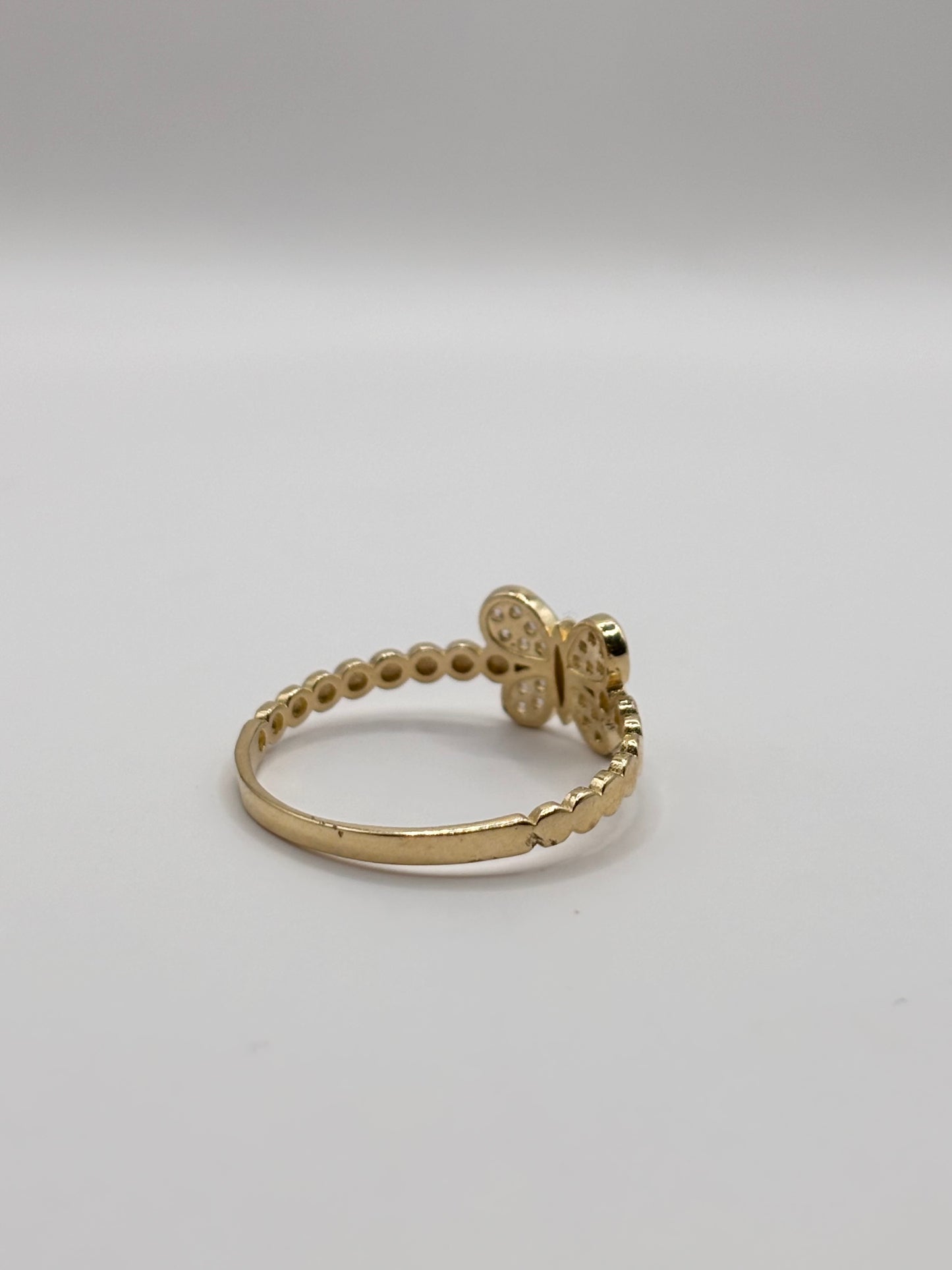 10k  butterfly ring