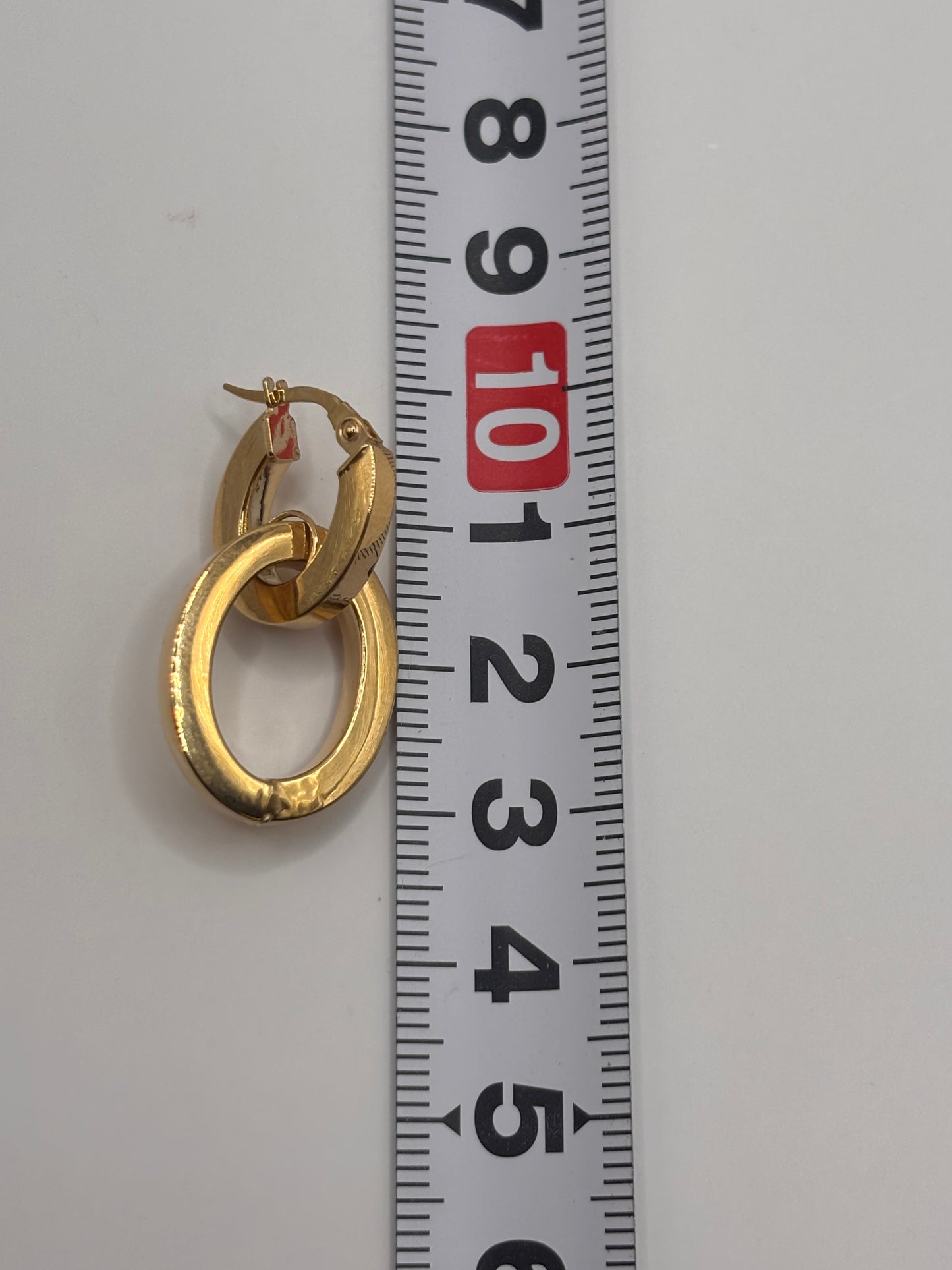 Interlocking Hoops 14k