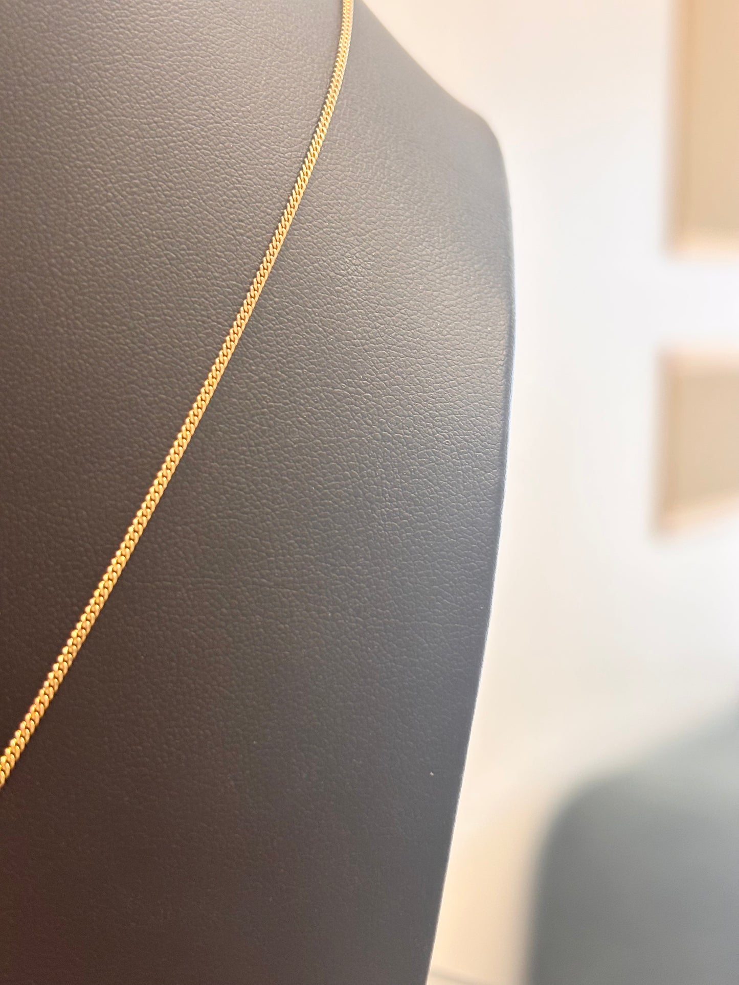 14k Cuban necklaces with butterfly pendant