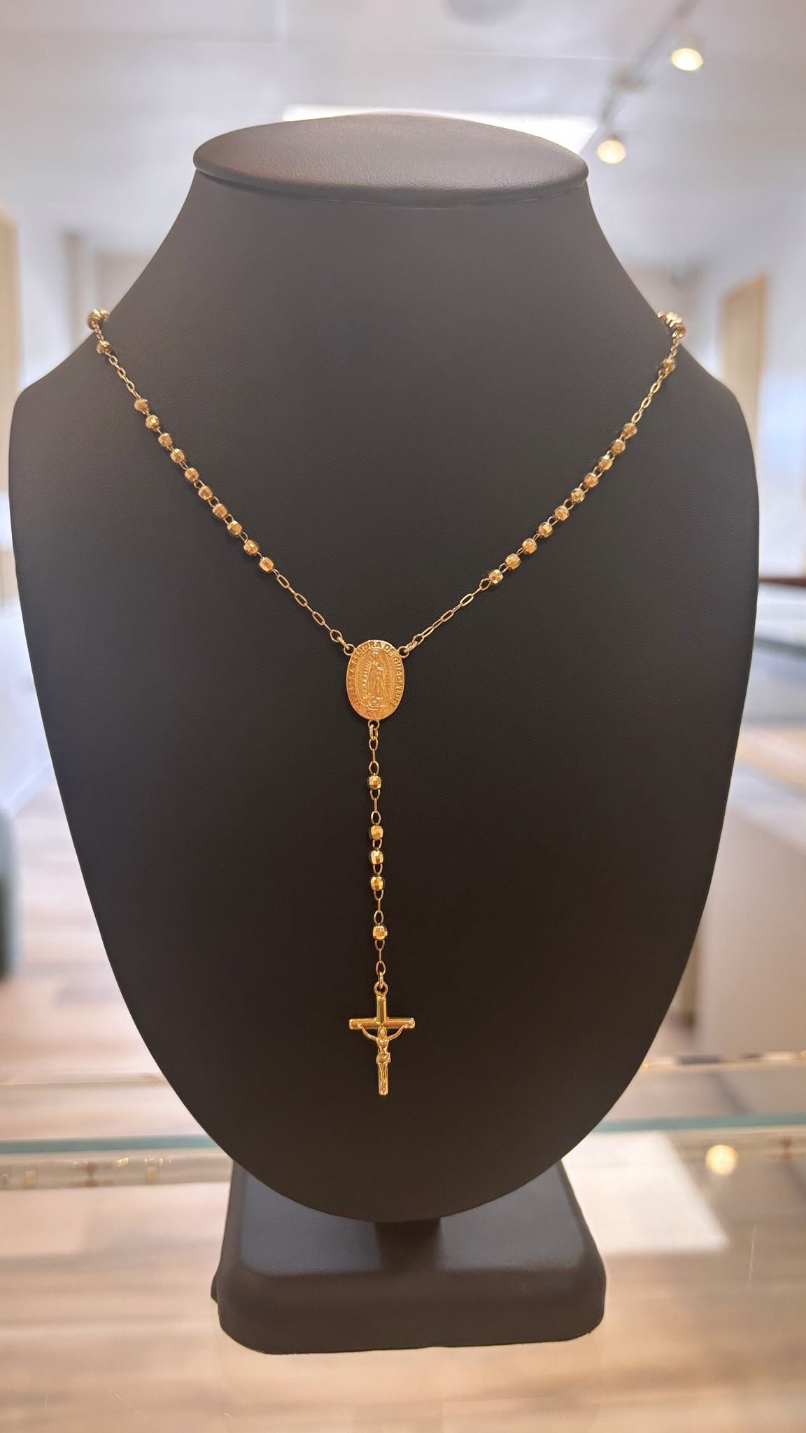 14 rosary woman necklace virgencita Guadalupe