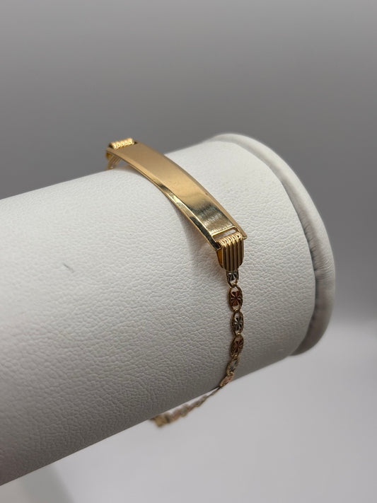 Baby Valentino 14k ID