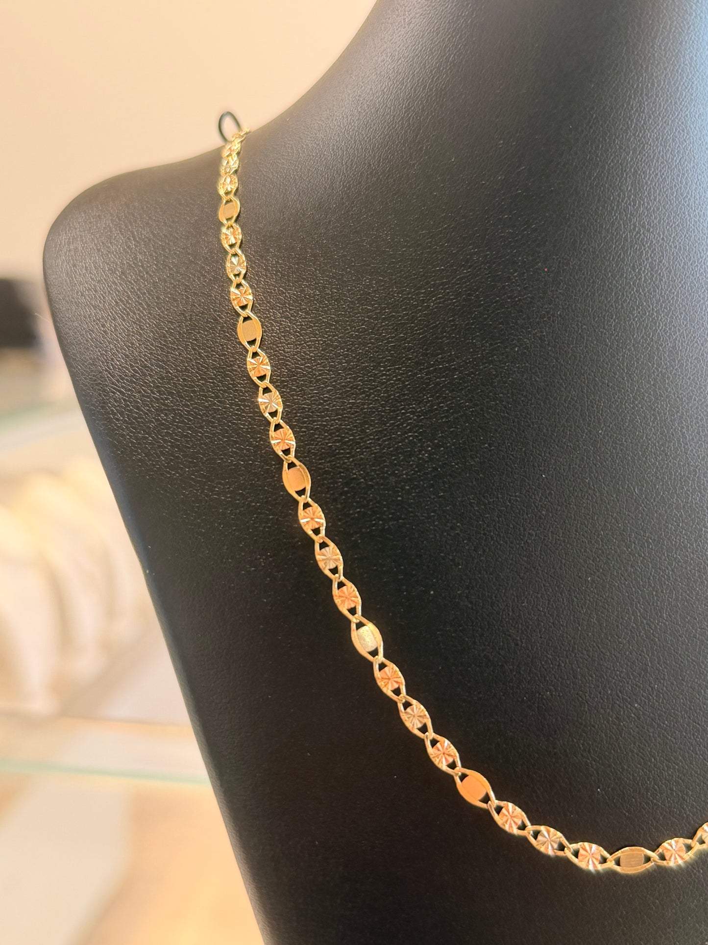 14k mirror necklaces