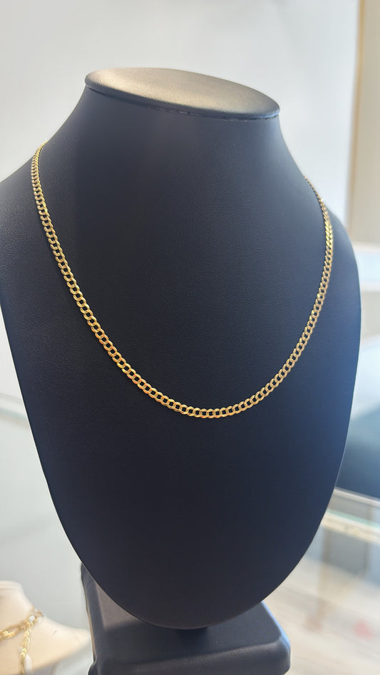 Cuban necklace 14k 3mm