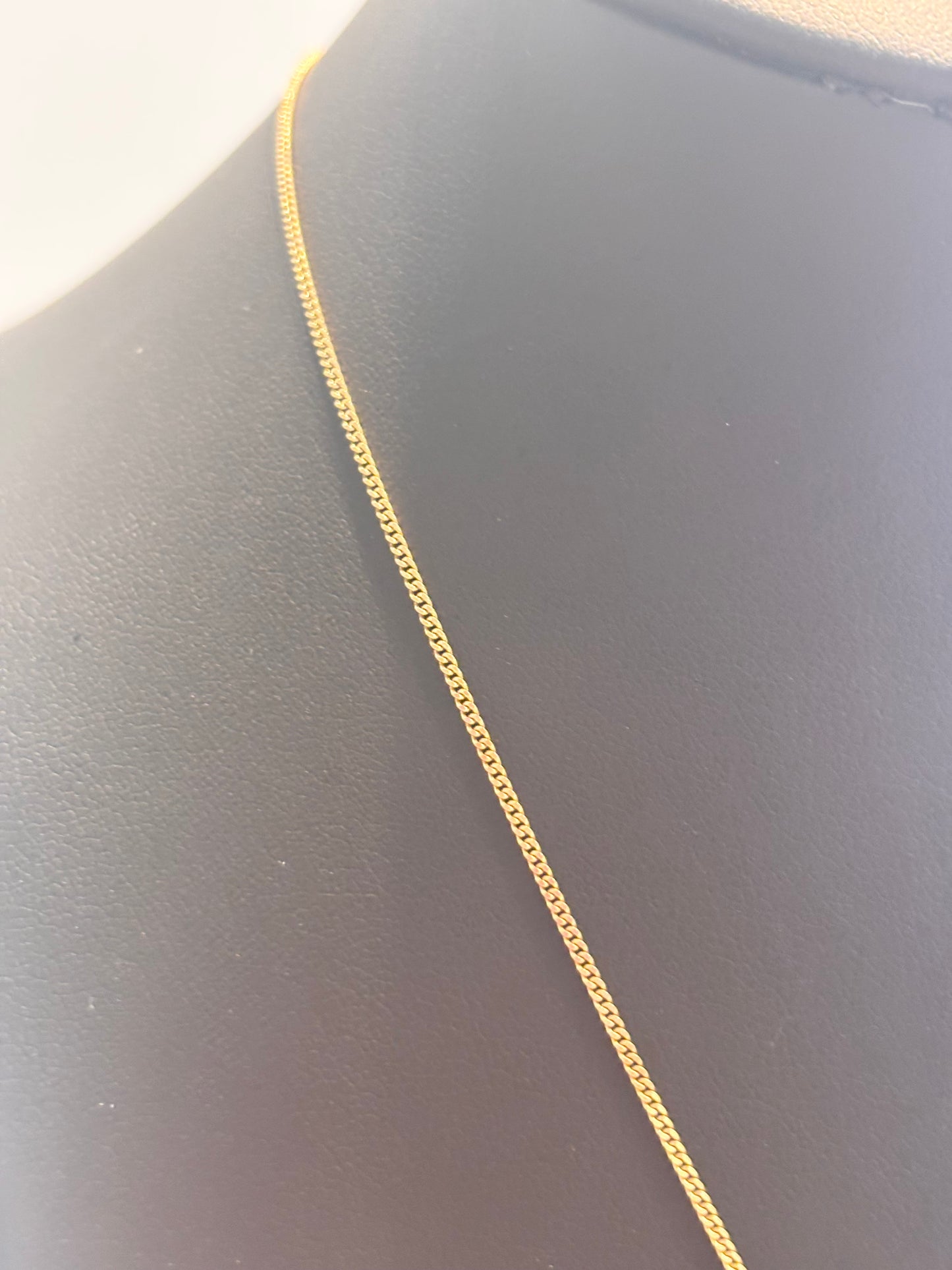 14k Cuban necklaces with butterfly pendant