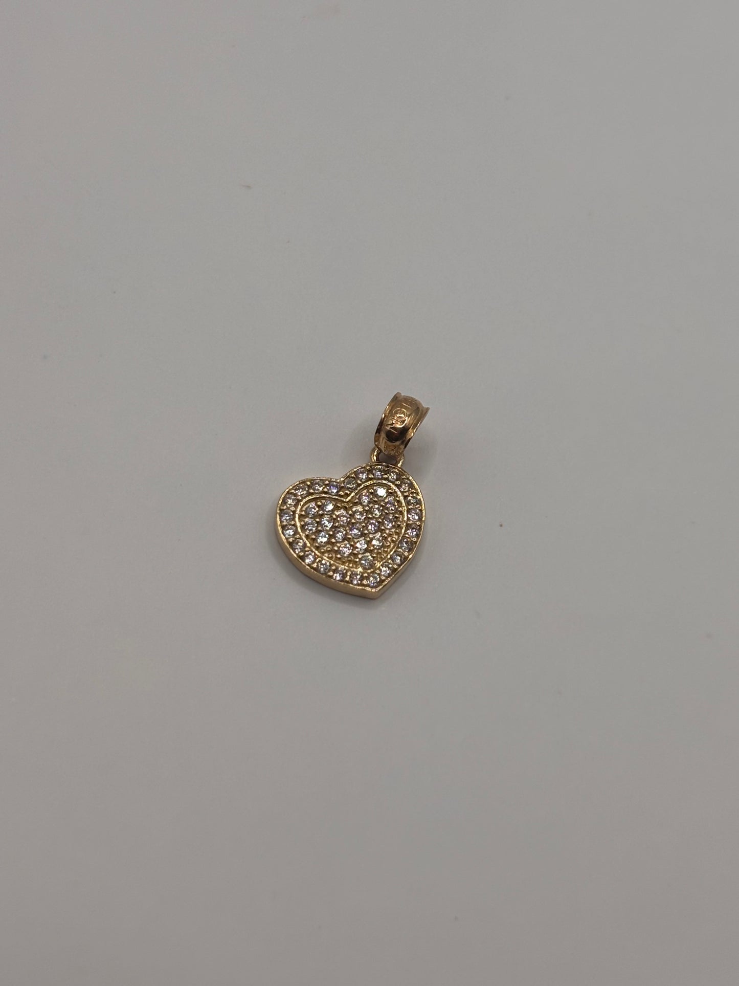 Heart pendant 14k