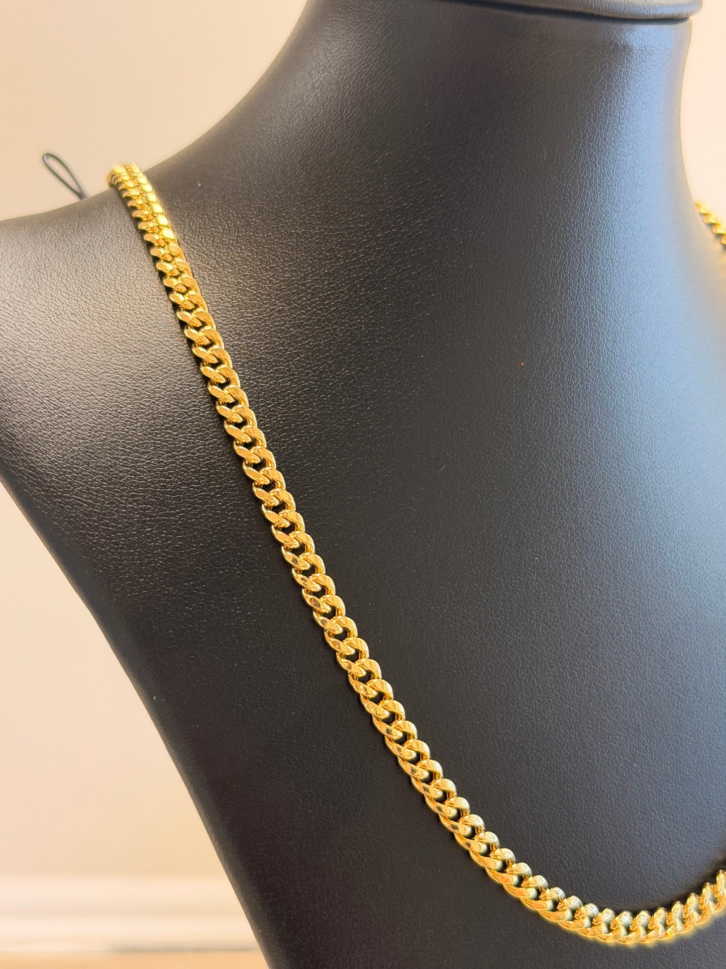14k Miami Cuban necklace