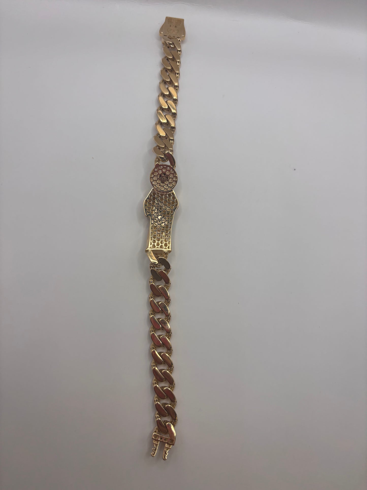 10k men bracelet monaco san san judas Tadeo