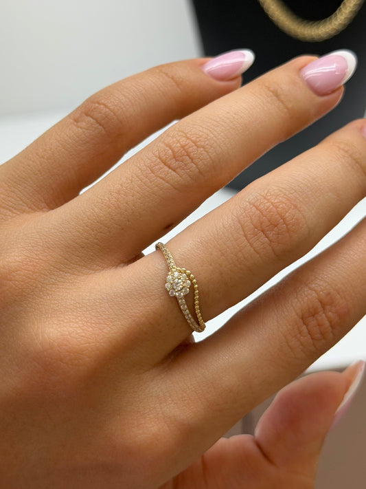 10k ring cz