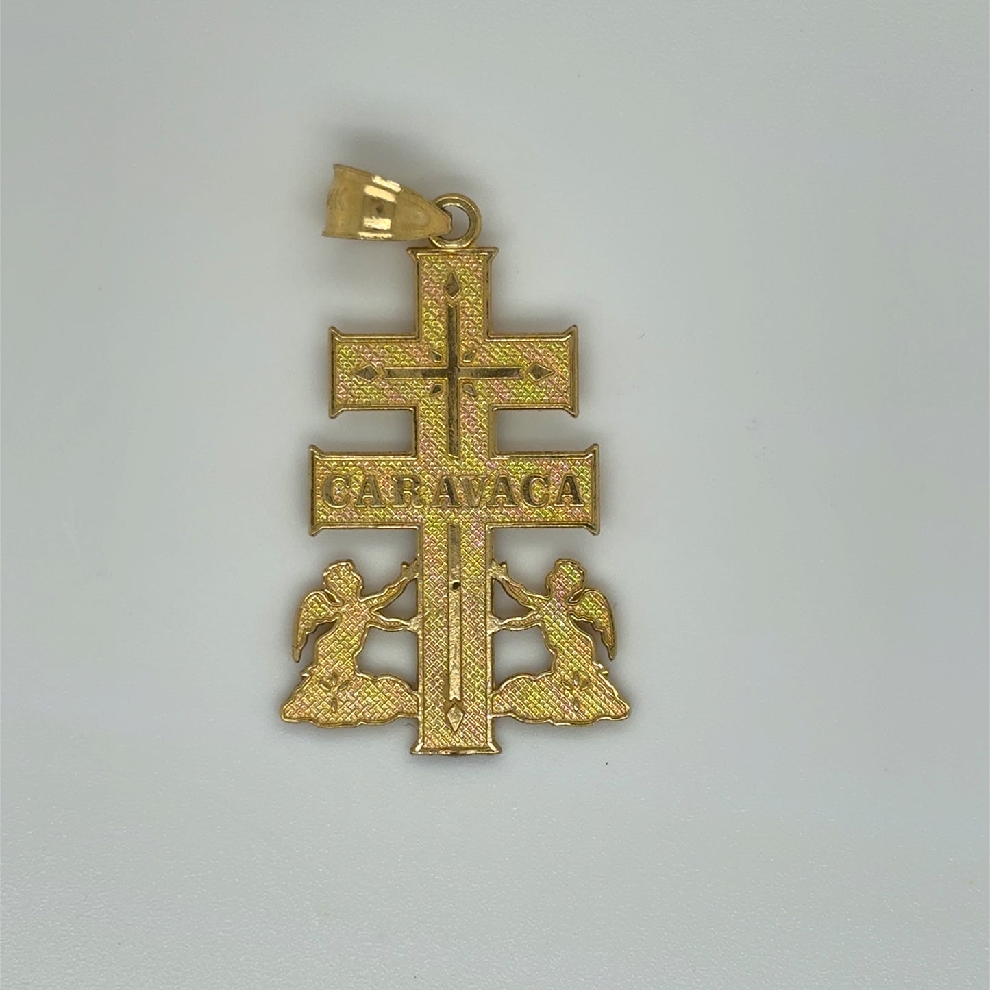 14k caravaca pendant