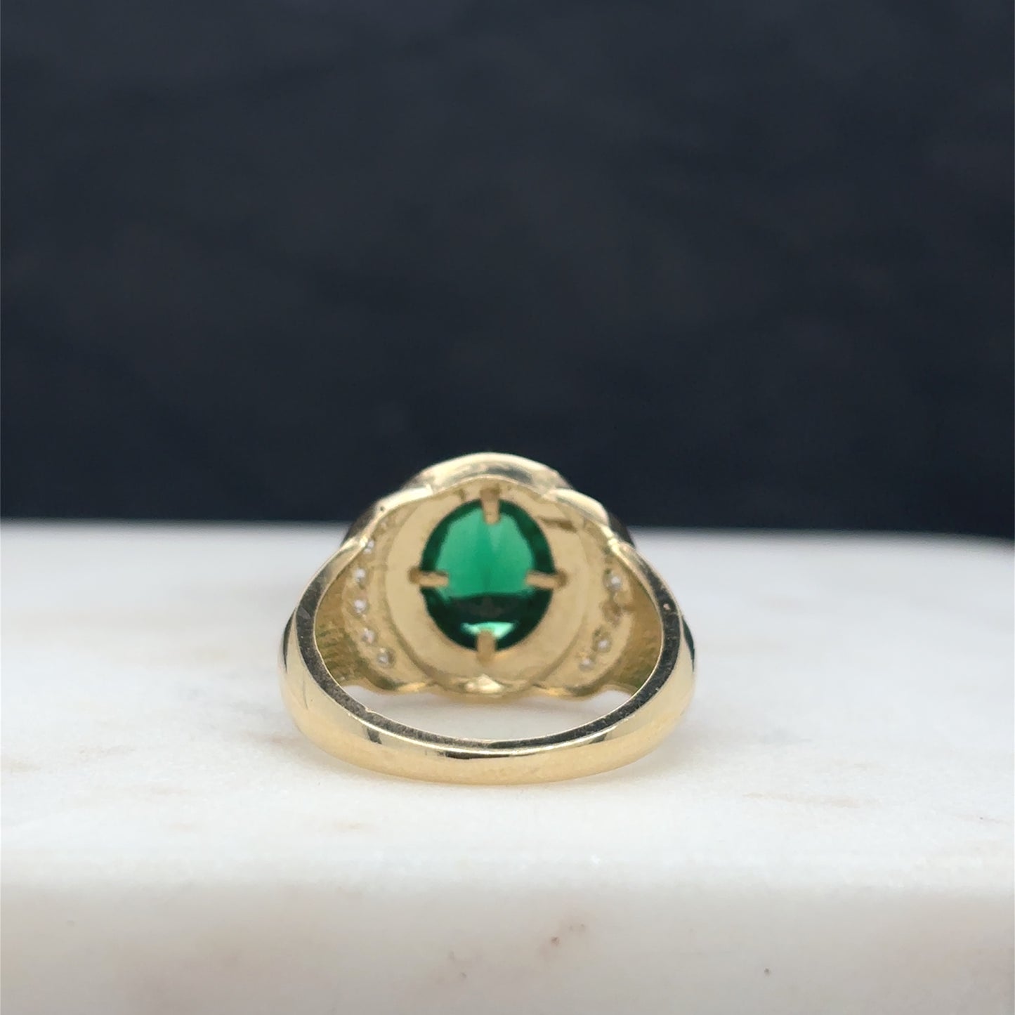 14k graduation ring