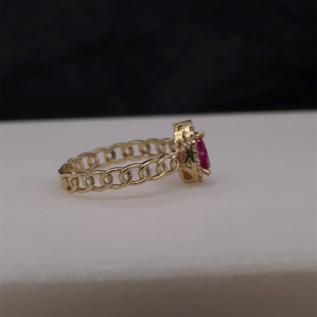 10k anillo cz