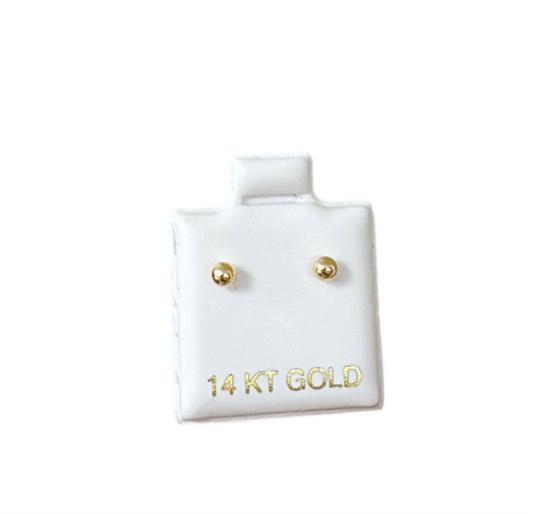 Balls  earring 14k