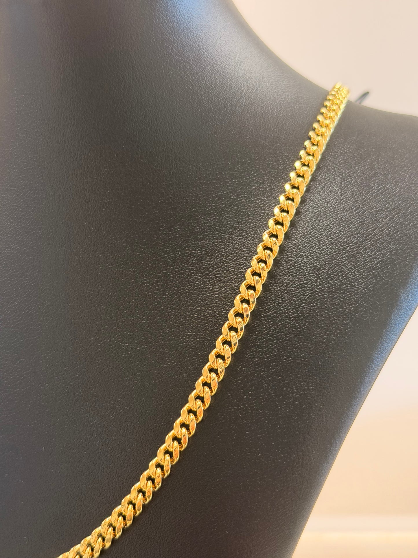 14k Miami Cuban necklace