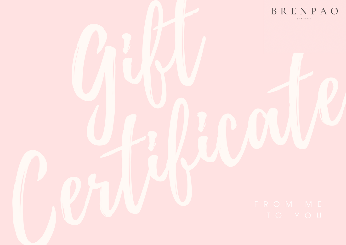 BrenPao gift card