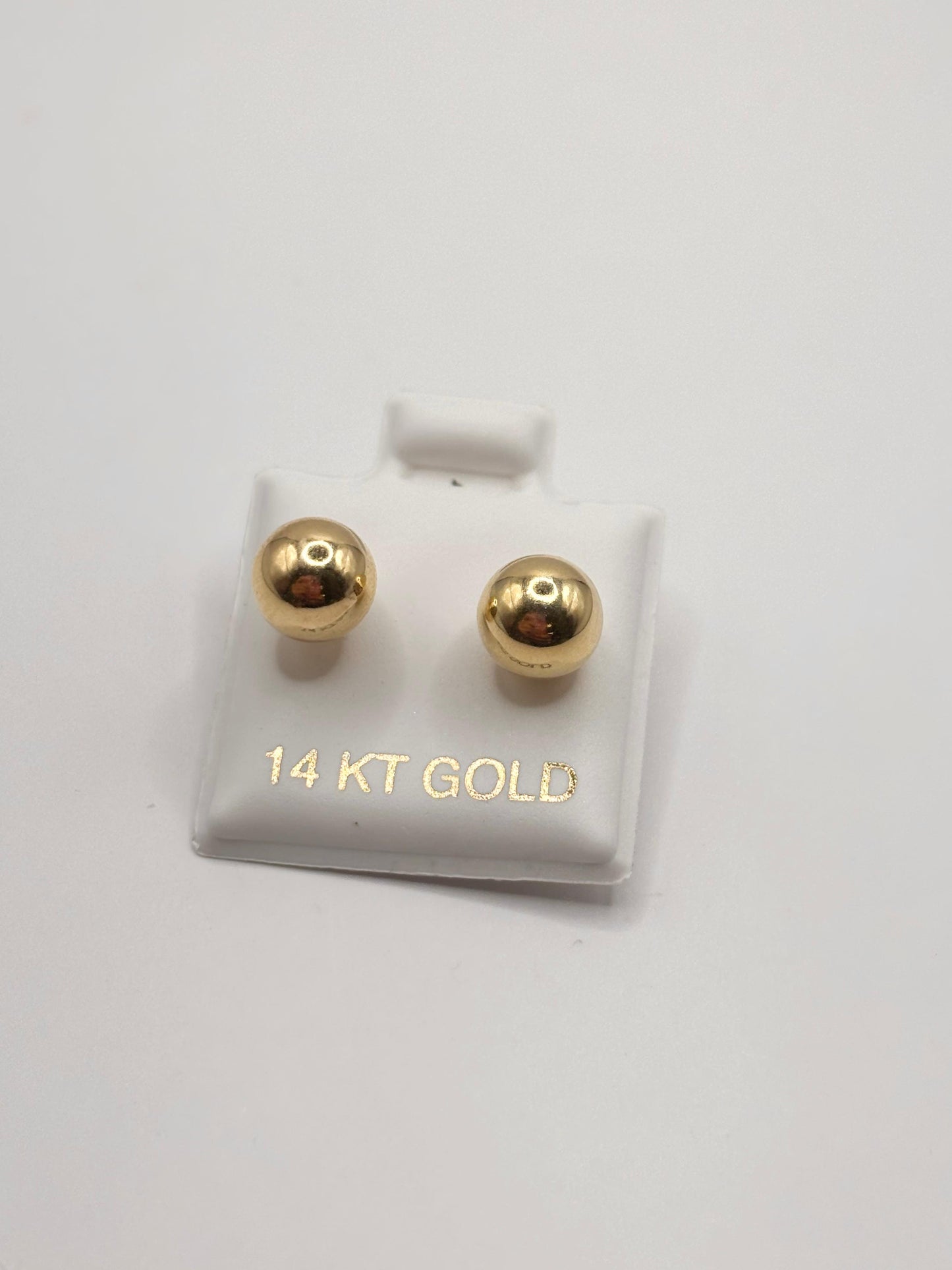 Dormilonas earrings 6.2mm 14k