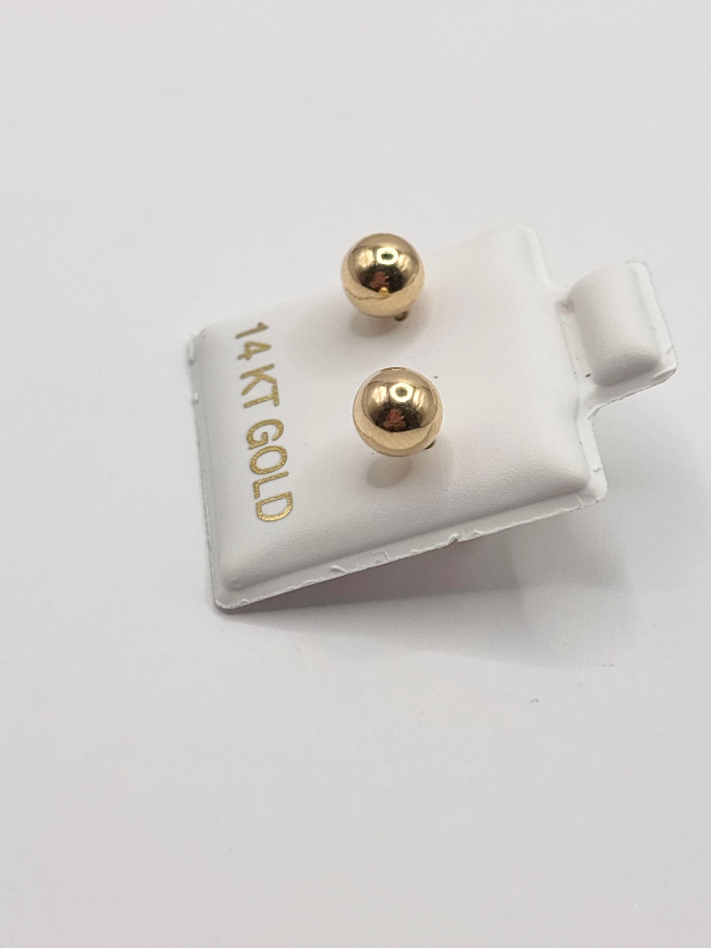 Dormilonas earrings 6.2mm 14k