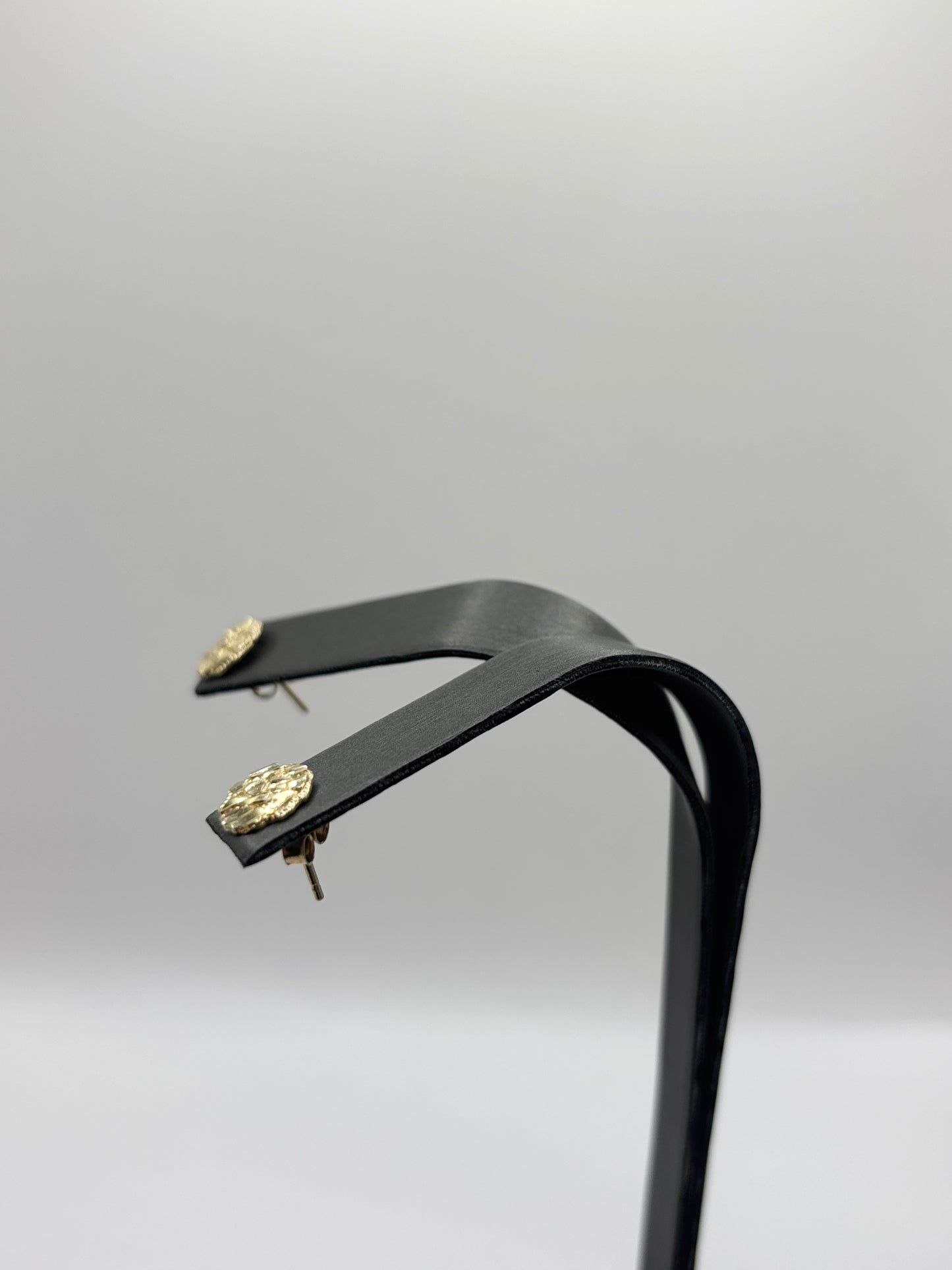 14k nugget earrings