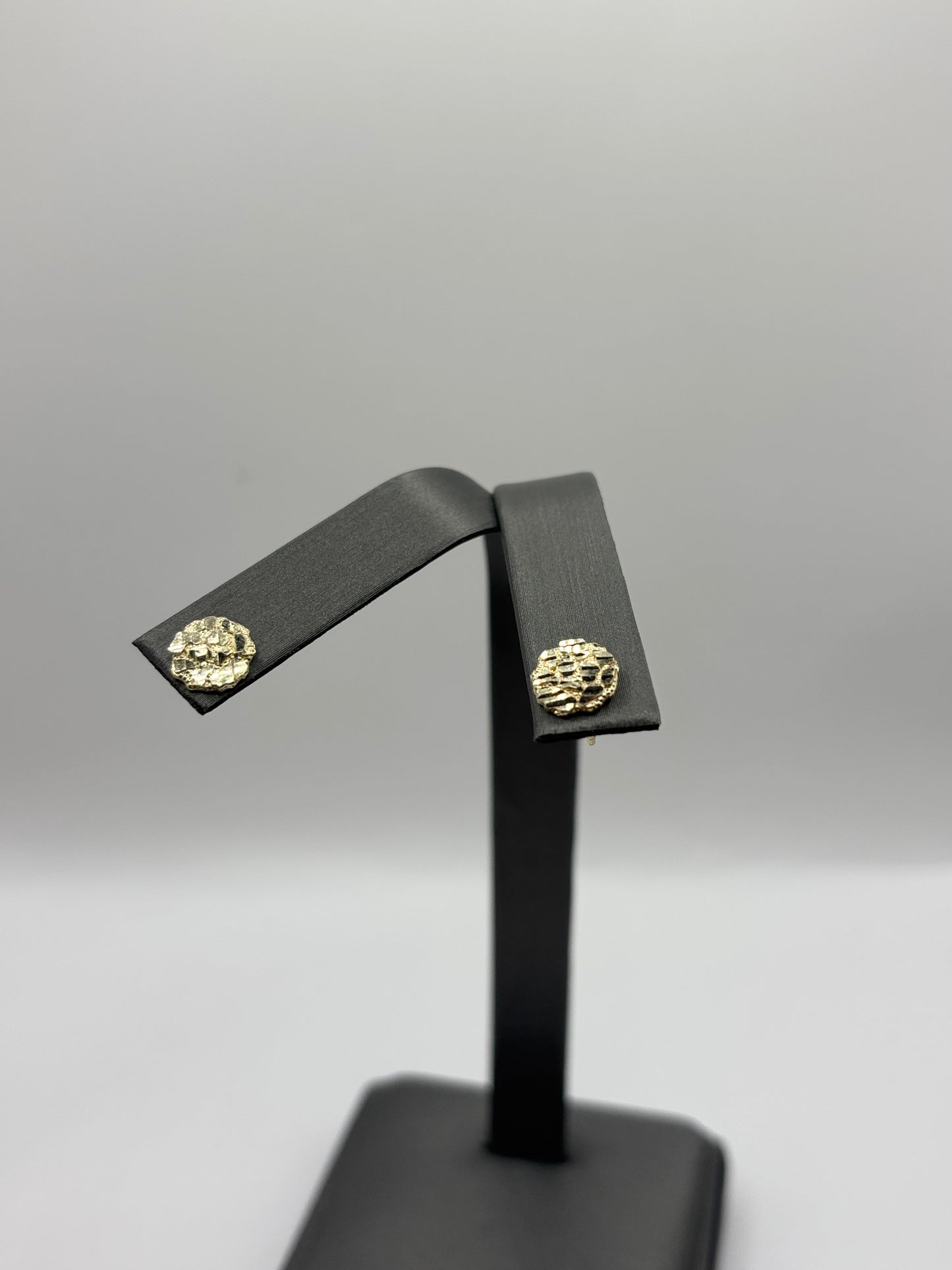 14k nugget earrings