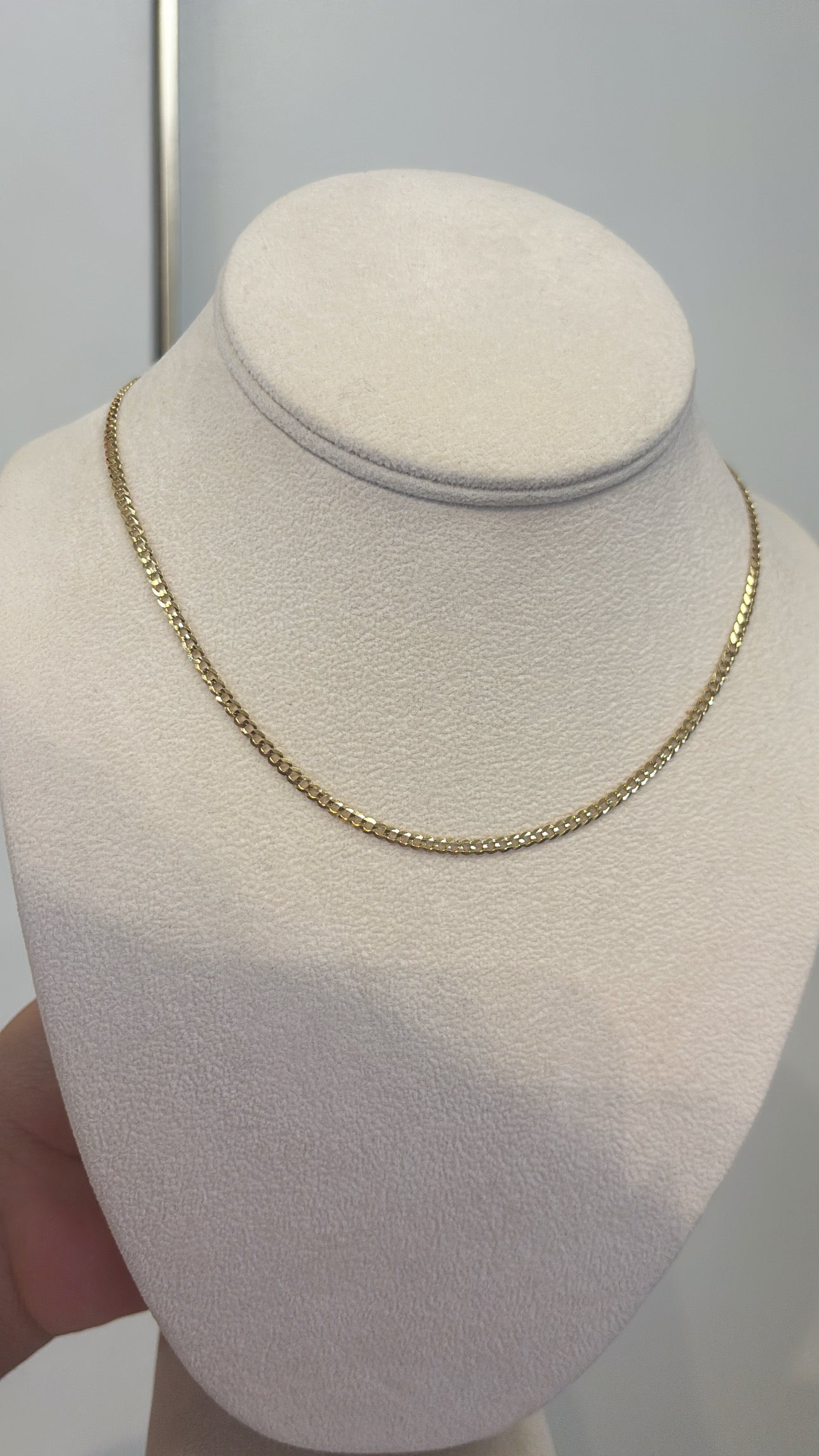 Cuban necklace 14k 2.3mm