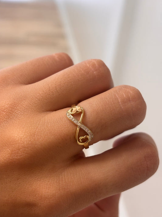 Infinity ring 14k