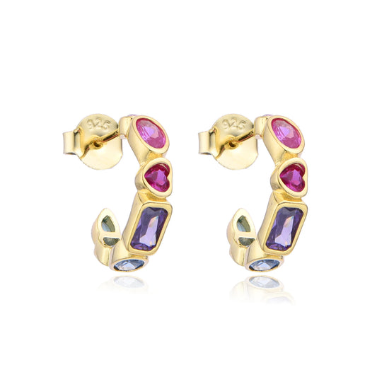 Multicolor earring